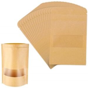 Kraft Window Stand-up Pouch