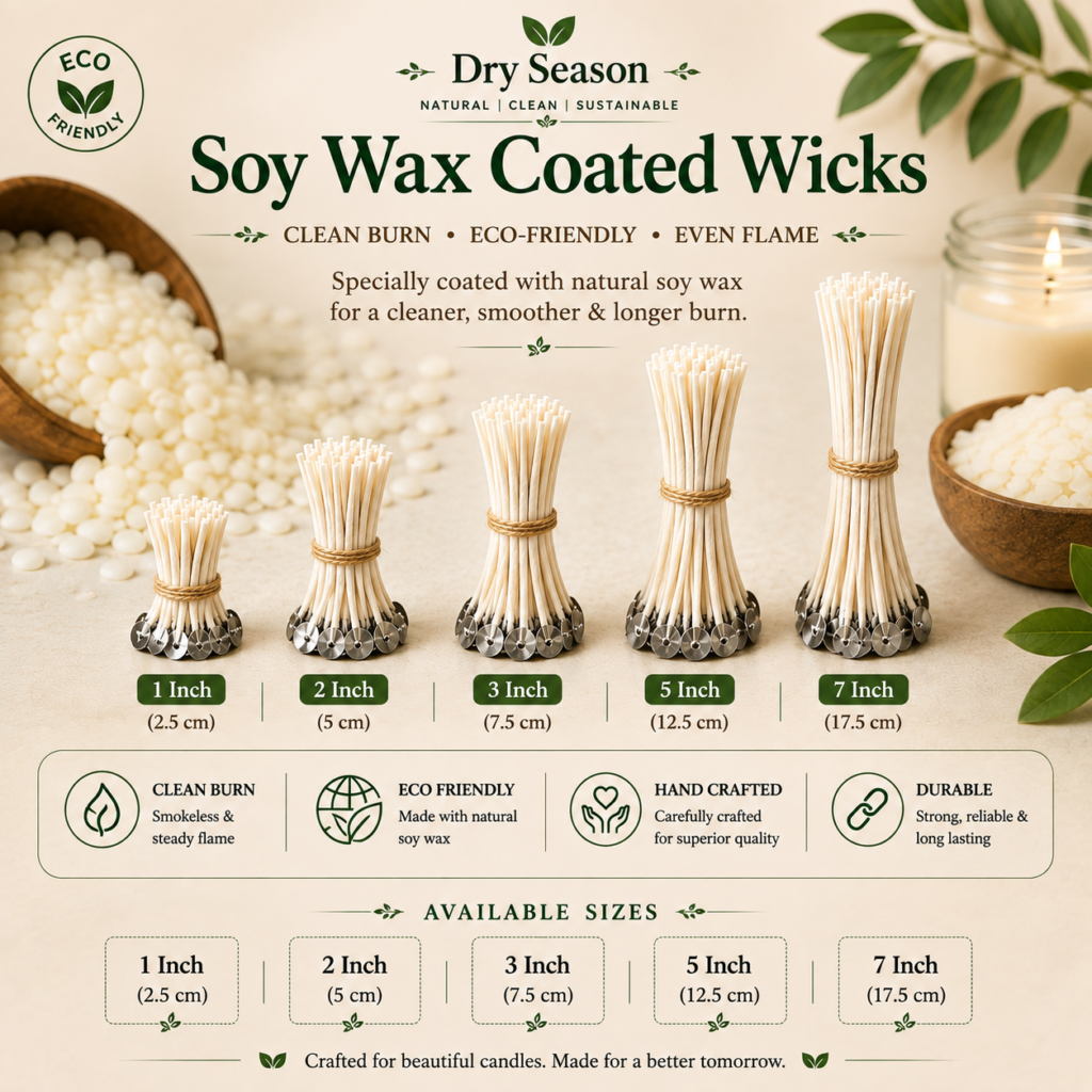 Soy Wax Coated Wicks