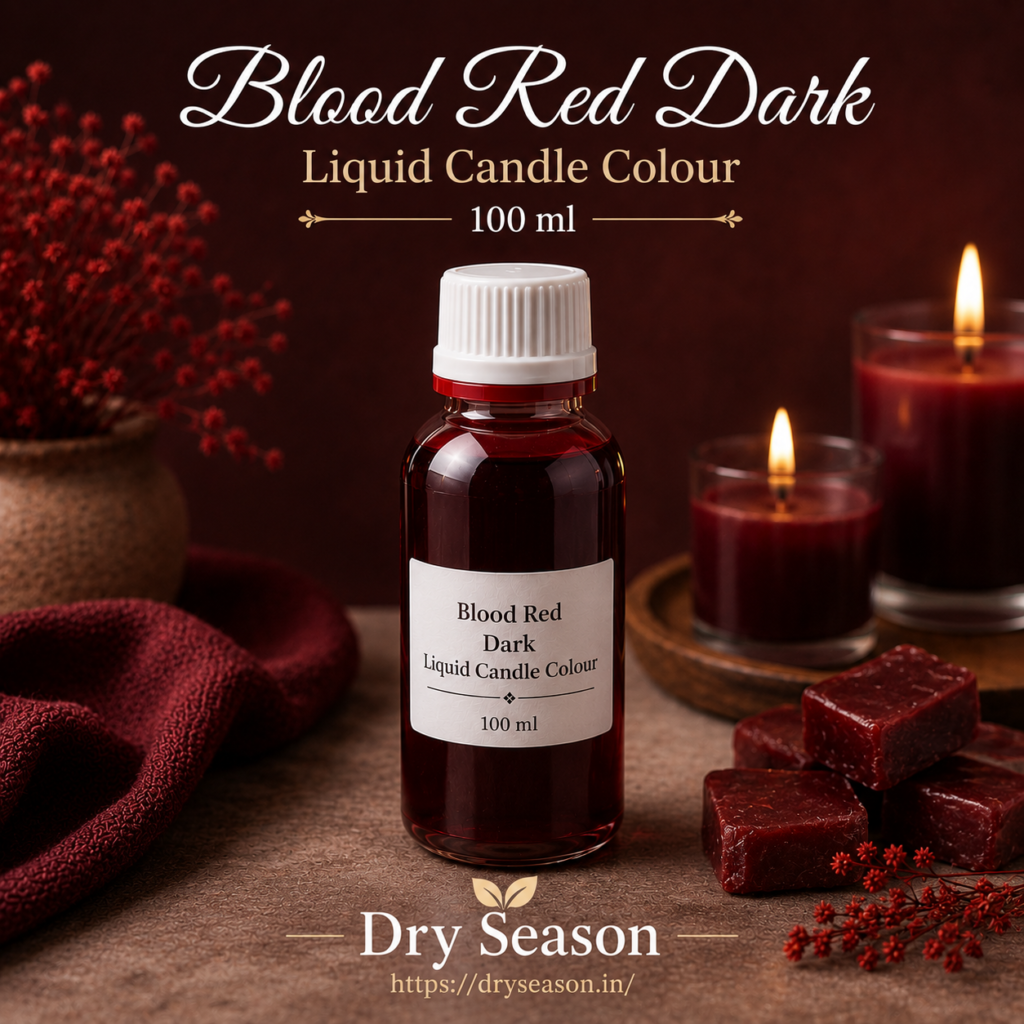 Blood Red Dark Color - Dry Season candle colour