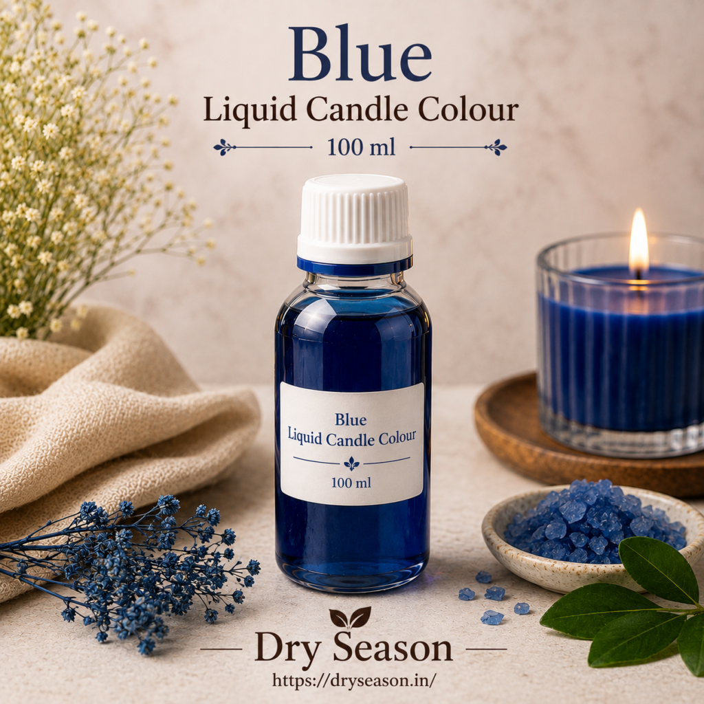 Blue Liquid Color - Dry Season candle colour