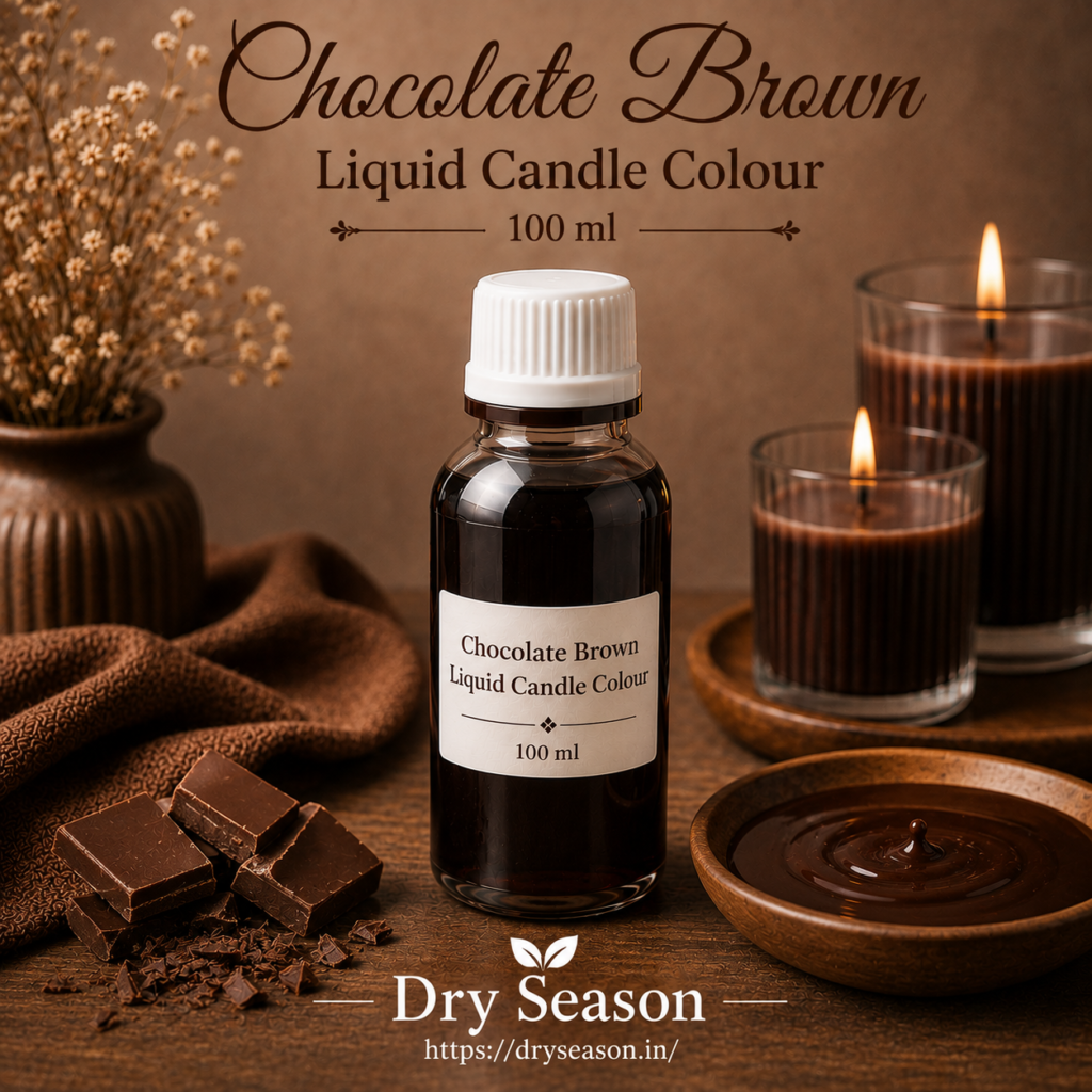 Chocolate Brown Liquid Color - Dry Season candle colour