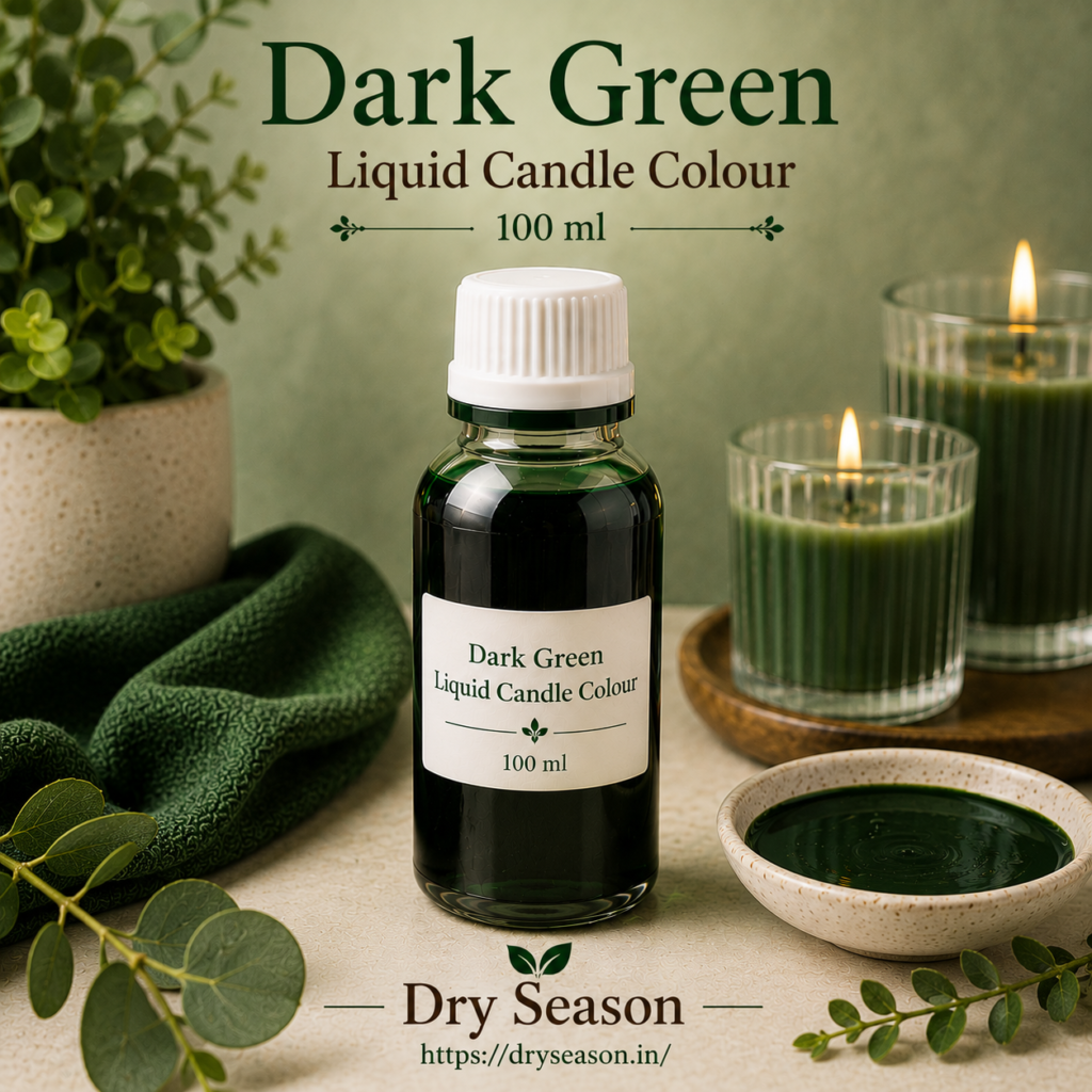 Dark Green Liquid Color - Dry Season candle colour