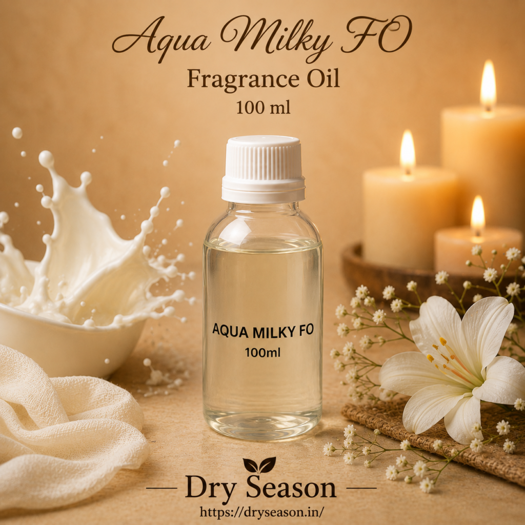 Dry Season Aqua Milky FO fragrance oil 100 ml bottle for candle making
