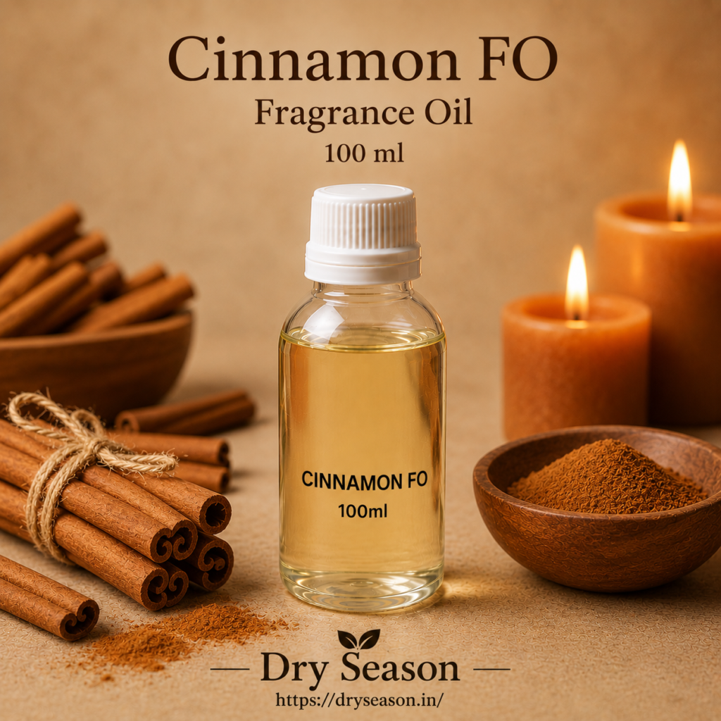 Dry Season Cinnamon FO fragrance oil 100 ml bottle for candle making