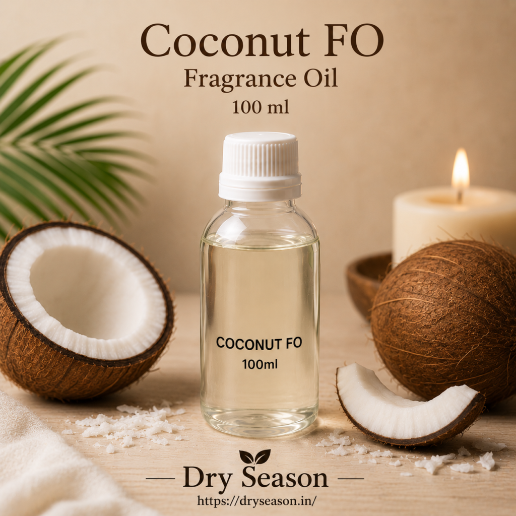 Dry Season Coconut FO fragrance oil 100 ml bottle for candle making