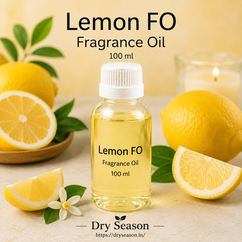 Dry Season Lemon FO fragrance oil 100 ml bottle for candle making