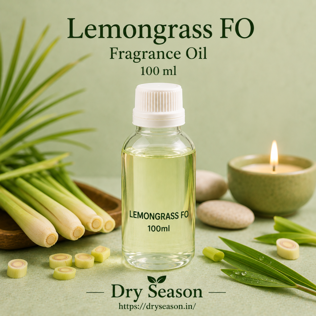 Dry Season Lemongrass FO fragrance oil 100 ml bottle for candle making