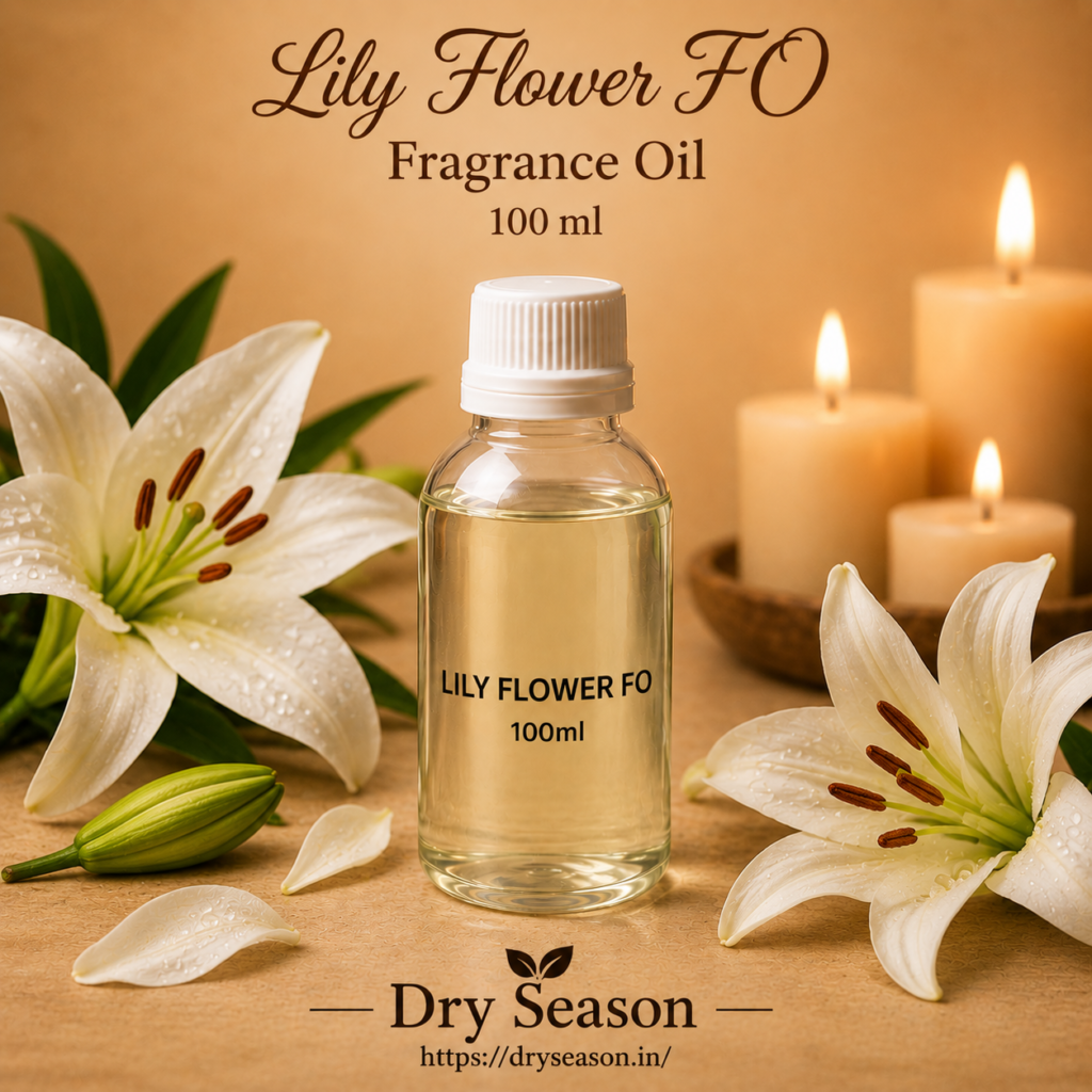 Dry Season Lily Flower FO fragrance oil 100 ml bottle for candle making