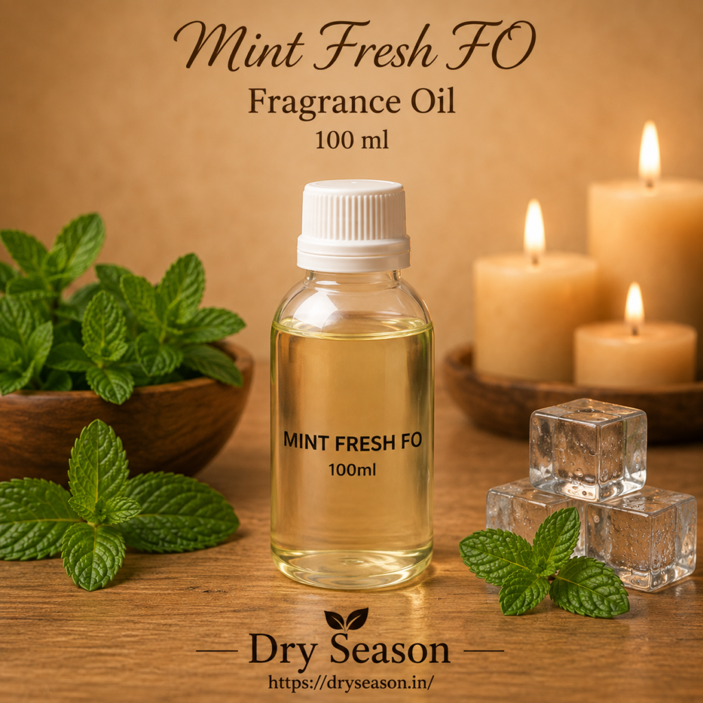 Dry Season Mint Fresh FO fragrance oil 100 ml bottle for candle making