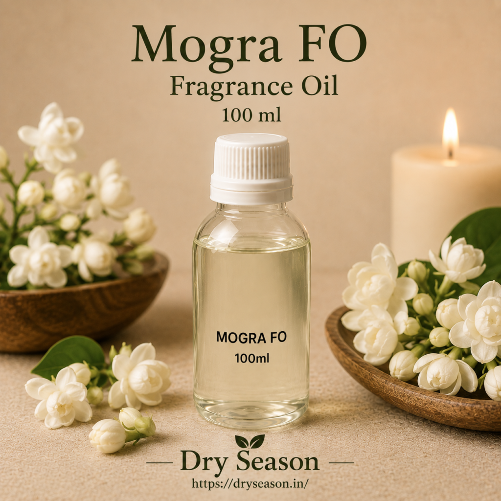 Dry Season Mogra FO fragrance oil 100 ml bottle for candle making