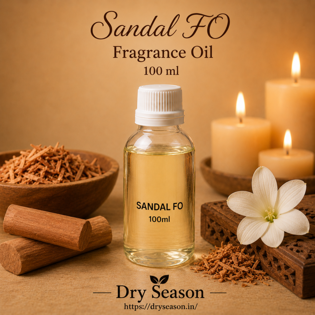 Dry Season Sandal FO fragrance oil 100 ml bottle for candle making