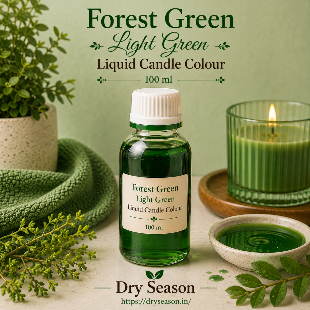 Forest Green Light Green Liquid Color - Dry Season candle colour