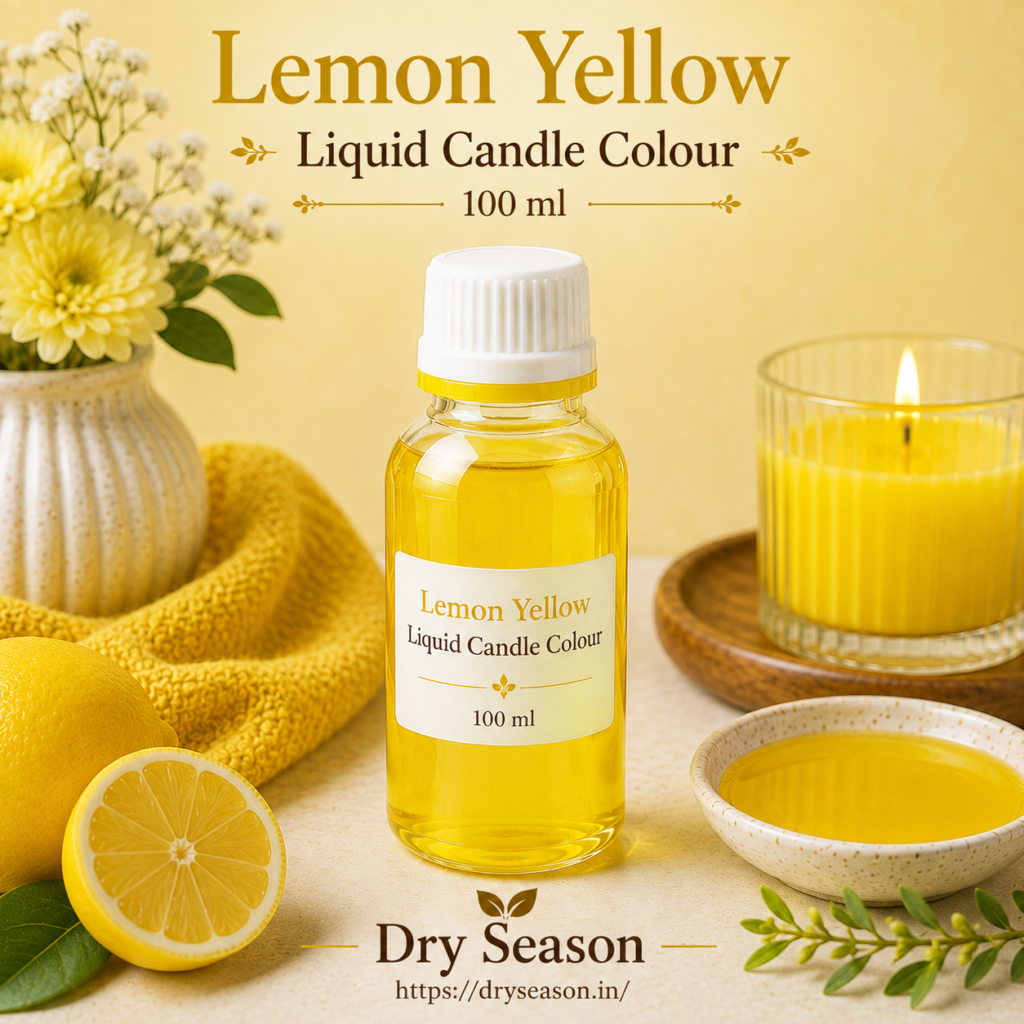 Lemon Yellow Liquid Color - Dry Season candle colour