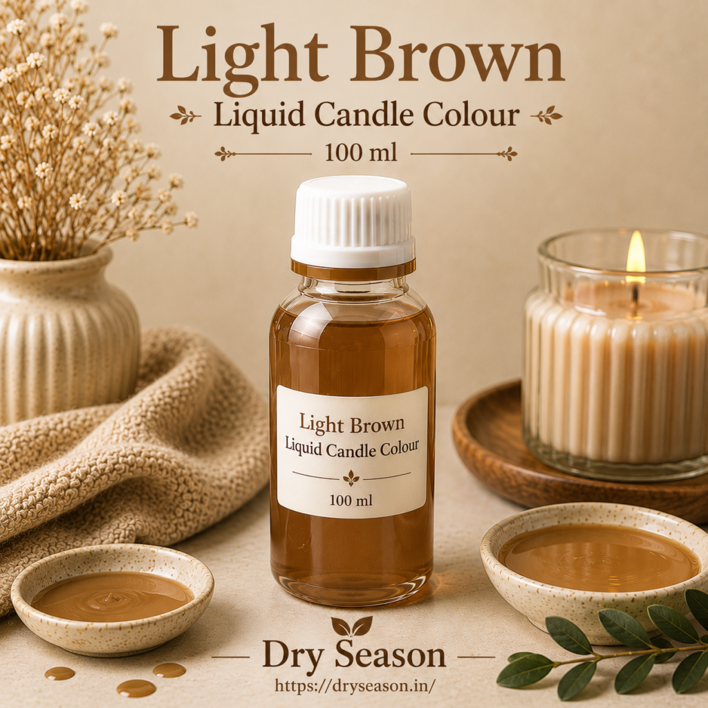 Light Brown Liquid Color - Dry Season candle colour
