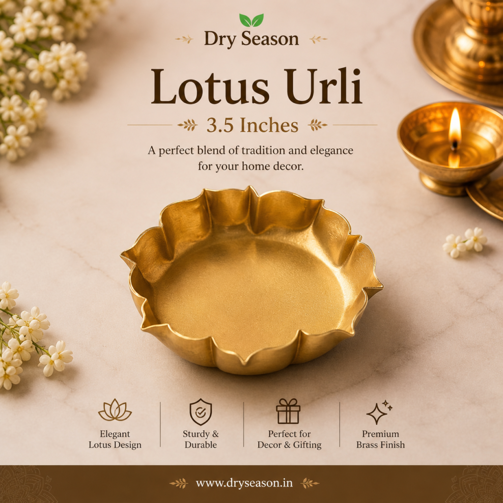 Lotus Urli 3.5 Inches - Dry Season