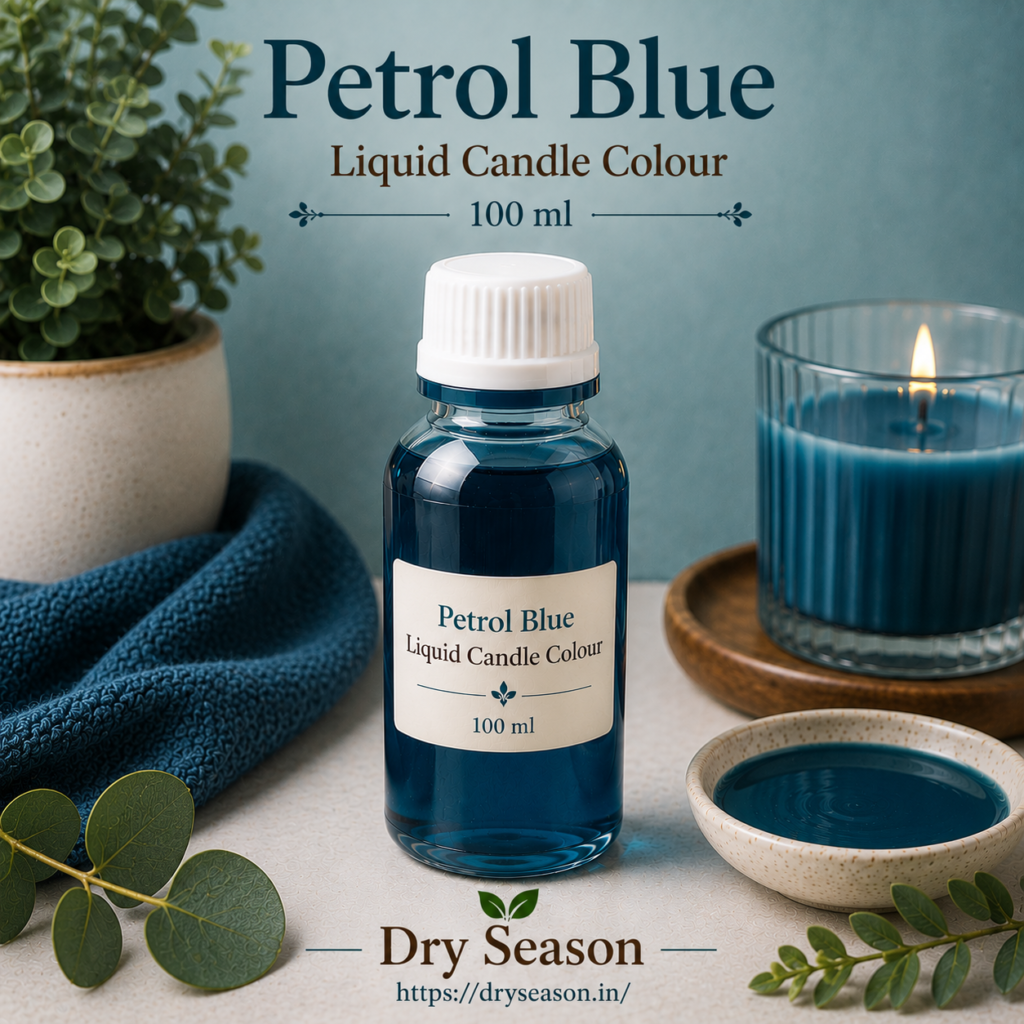 Petrol Blue Liquid Color - Dry Season candle colour