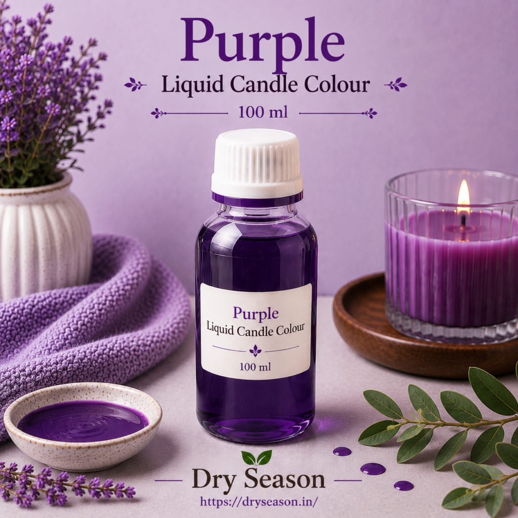 Purple Liquid Color - Dry Season candle colour
